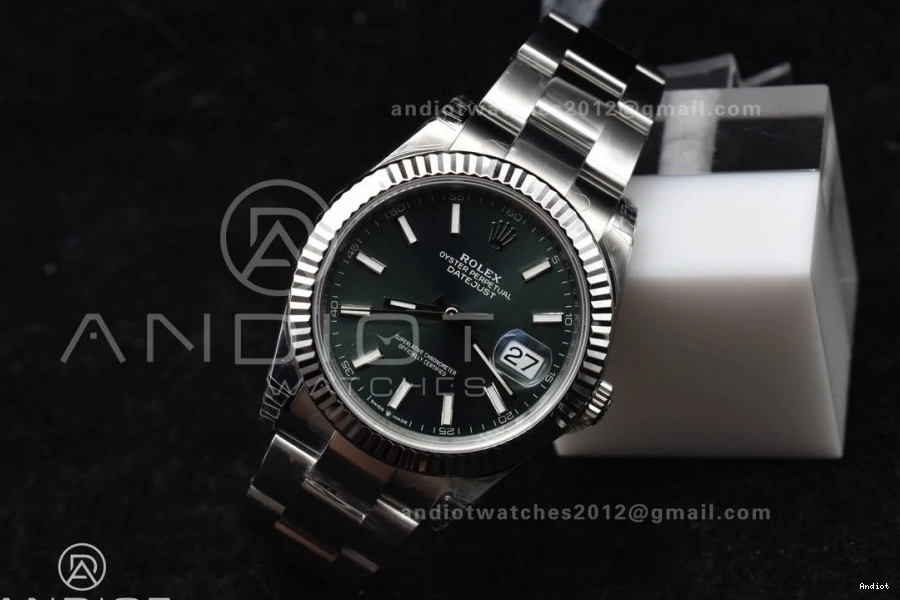 Dial VS3235 1:1 On Oyster DateJust SS 904L 41 Bracelet Edition 126334 Green Best VSF 0512